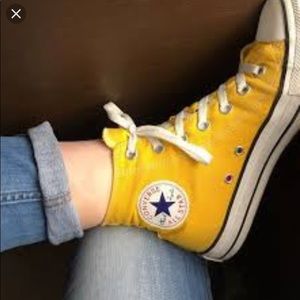 (Not for sale) WANTED yellow hightop converse